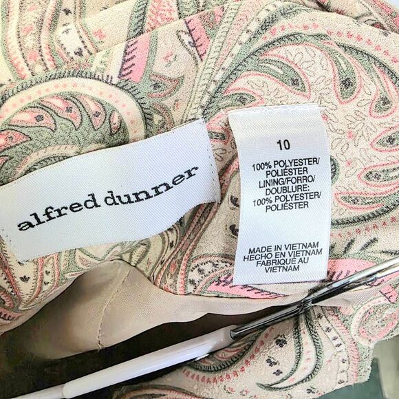 Alfred Dunner Paisley Blazer Jacket Size 10 - Picture 5 of 7